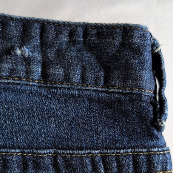 Calvin Klein Women Size 33/16 Dark Wash Low Rise Flap Pocket Lean Bootcut Jeans - Picture 8 of 10